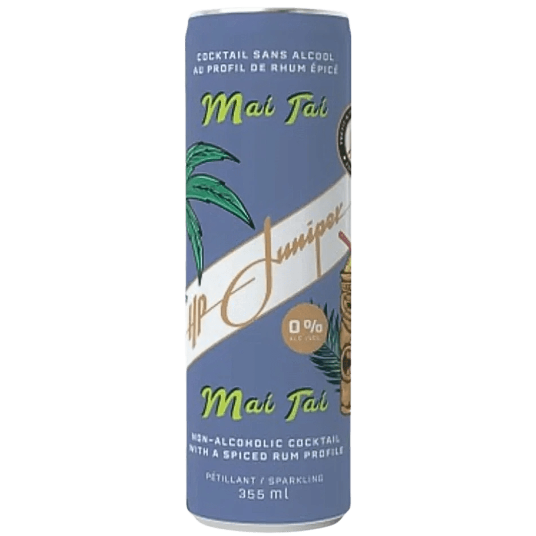 Canette de Mai Tai sans Alcool de HP Juniper chez Coq'Tail Mixologie