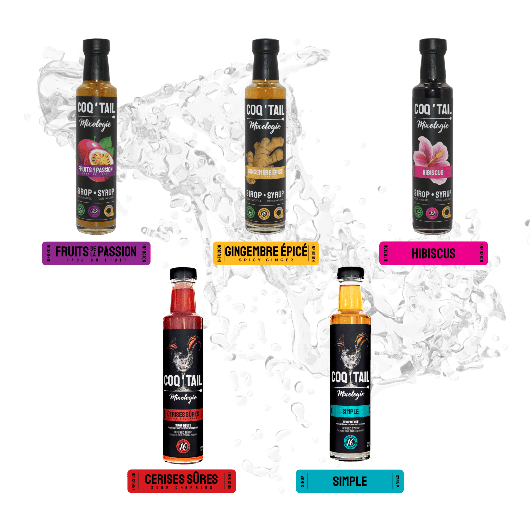 Gamme de sirops d'infusions - Coq'Tail Mixologie